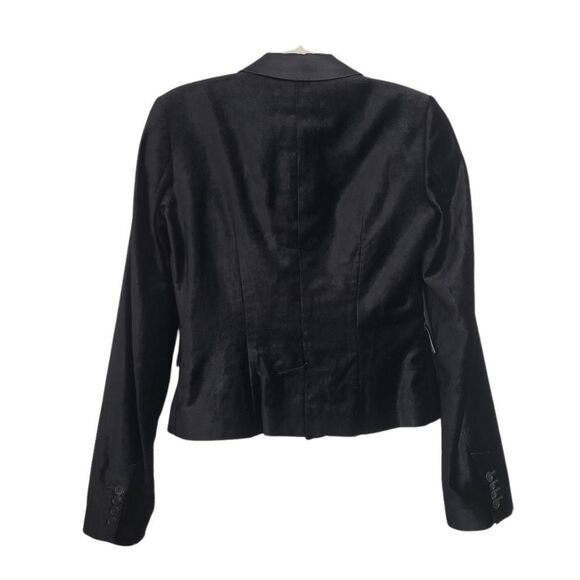 Diesel‎ Black Gold Black Double Breasted  Velvet Blazer Sz M Italy Goth Vampire - Picture 2 of 7